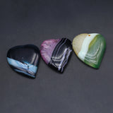 5 Pcs Healing Gradient Crystal Stone Pendants Agate Charms for Jewelry Making