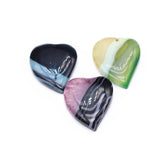 5 Pcs Healing Gradient Crystal Stone Pendants Agate Charms for Jewelry Making