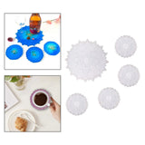 5 Pcs Silicone Agate Coaster for Resin Casting