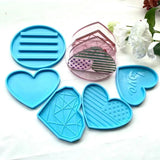 5 Pcs Coffee Cup Holder Epoxy Resin Mold DIY Crafts