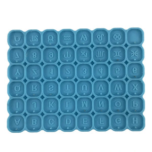 5 Pcs/Set Butterfly Letters Numbers Earrings Molds DIY Tool