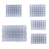 5 Pcs/Set Butterfly Letters Numbers Earrings Molds DIY Tool