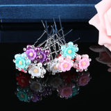 5 Pcs Crystal Pearl Bridal Hairpin Clips Wedding Hair Jewelry