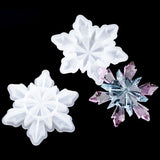 5 Pcs Snowflake Ornaments Epoxy Resin Mold DIY Crafts Home Decor Silicone Mould