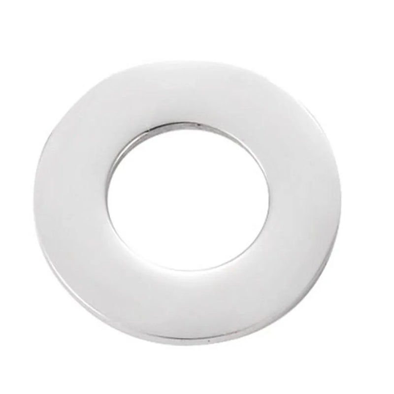 5 Pcs Stainless Steel Hollow Circle Charm Pendant 25mm