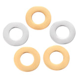 5 Pcs Stainless Steel Hollow Circle Charm Pendant 25mm