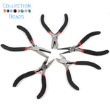 5 Pcs Needle Nose Pliers Jewelry Tool 12.5cm