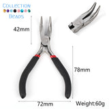 5 Pcs Needle Nose Pliers Jewelry Tool 12.5cm