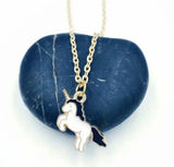 5 Pcs Unicorn Choker Charm Chain Necklace Pendant