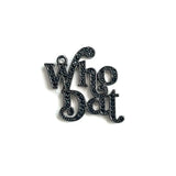 5 Pcs Who Dat Metal Word Charms with Zircon Fleur De Lis Pendant