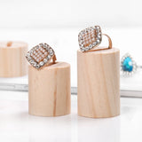 5 Pcs Wooden Ring Jewelry Holder Display Rack