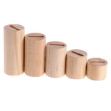 5 Pcs Wooden Ring Jewelry Display Rack Holder