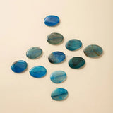 5 Pcs Dyed Lake Chalcedony Irregular Beads for Jewelry Making