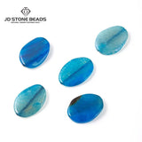 5 Pcs Dyed Lake Chalcedony Irregular Beads for Jewelry Making