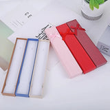 5 Pcs/lot Jewelry Display Long Gift Boxes with Bow Necklace/Bracelet/Watch