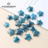 5 Pcs Natural Apatite Star Shape Loose Ornaments Beads