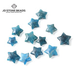 5 Pcs Natural Apatite Star Shape Loose Ornaments Beads