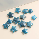 5 Pcs Natural Apatite Star Shape Loose Ornaments Beads