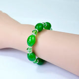 5 Pcs/Lot Crystal Gem Rhinestone Bracelets & Bangles, Mixed Colors