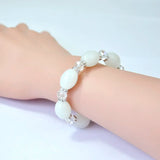 5 Pcs/Lot Crystal Gem Rhinestone Bracelets & Bangles, Mixed Colors