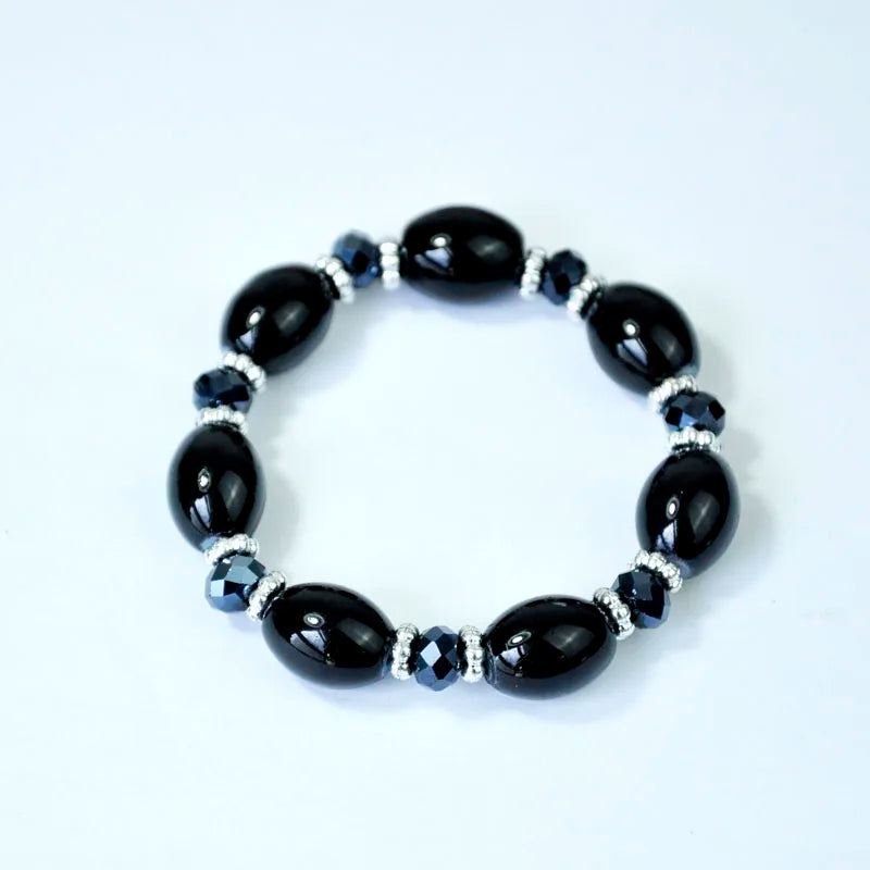 5 Pcs/Lot Crystal Gem Rhinestone Bracelets & Bangles, Mixed Colors