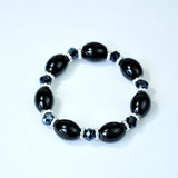 5 Pcs/Lot Crystal Gem Rhinestone Bracelets & Bangles, Mixed Colors