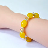 5 Pcs/Lot Crystal Gem Rhinestone Bracelets & Bangles, Mixed Colors