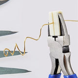 5 Pcs Purple Mandrels & Chain Nose Pliers Set Jewelry Making Wire Wrapping Tool