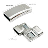5 Strong Magnetic Clasps Closure 12x3mm Leather Strip Glue Watchband Clasps