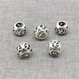 925 Silver Chinese 5 Elements Beads for Necklace Bracelet Spacer