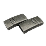 5 Pcs Magnetic Clasps Closure 10x2mm for Bracelet Making Leather Strips