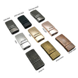 5 Pcs Magnetic Clasps Closure 10x2mm for Bracelet Making Leather Strips