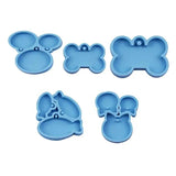Dog Tag Epoxy Resin Mold Keychain Pendant DIY Crafts