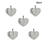5 Heart Shape Pendant Decorative Jewelry Making Accessories