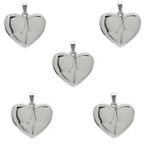 5 Heart Shape Pendant Decorative Jewelry Making Accessories