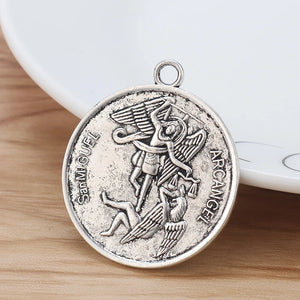 5 Tibetan Silver Archangel Tetragrammaton Pentacle Charms 35mm