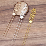 Metal Hair Forks Base Hair Sticks Vintage Chinese Tiara DIY Jewelry Hair Accesso