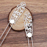 Metal Hair Forks Base Hair Sticks Vintage Chinese Tiara DIY Jewelry Hair Accesso