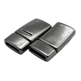 5 Pcs Magnetic Clasps for Bracelet Making 10x3mm Hole Strip Glue In