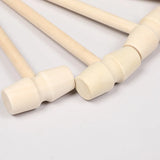 5 Mini Wooden Hammer Toy 3D Baking Tools for Seafood Lobster Crab