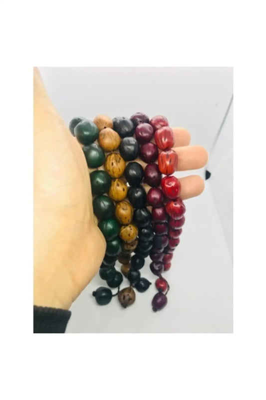 5pcs Elecampane Rosaries Muslim Islam Worship Prayer Beads