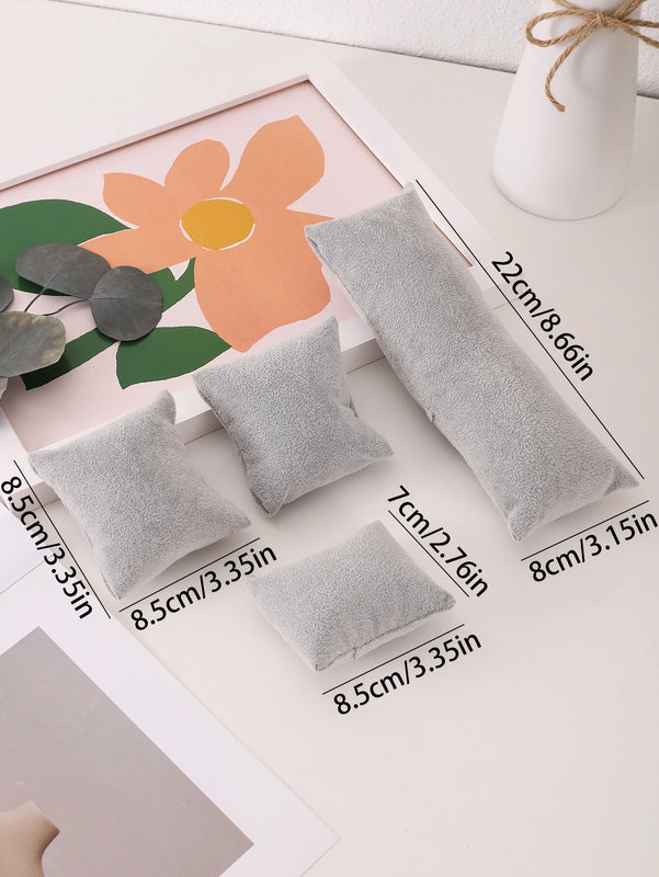 5 pcs Multicolor Velvet Bracelet Watch Pillow