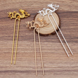 Vintage Chinese Dragon Hair Sticks Hair Forks Headwear DIY Hair Accessories