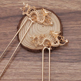 Vintage Chinese Dragon Hair Sticks Hair Forks Headwear DIY Hair Accessories