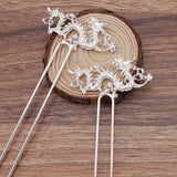 Vintage Chinese Dragon Hair Sticks Hair Forks Headwear DIY Hair Accessories