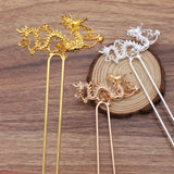 Vintage Chinese Dragon Hair Sticks Hair Forks Headwear DIY Hair Accessories