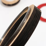 5PCs Wooden Die Cutting Leather Mold, Round Shape for DIY Leather Crafts