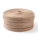 5 Roll Tan Burlap Fabric Ribbon 1/4 Inch(6mm) - DIY Jewelry Making Crafts