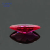Rose Red Marquise Cut Synthetic Corundum Stone 1.5x3-10x20mm