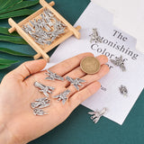 Alloy Pendant Dangle Charms Mixed Shapes Jewelry Making DIY Necklace 6pcs/set